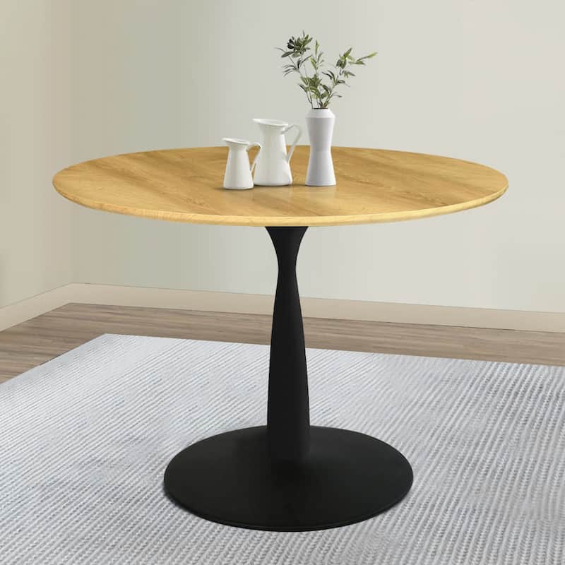 Round 35" Pedestal Dining Table - 36"x36"x29"