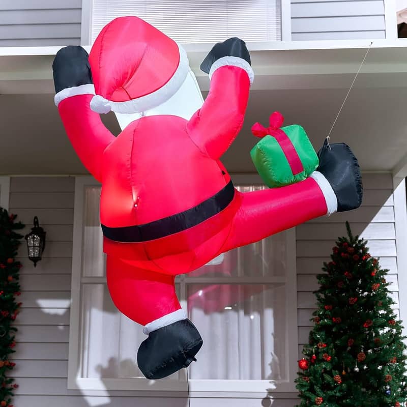 Climbing Santa Inflatable