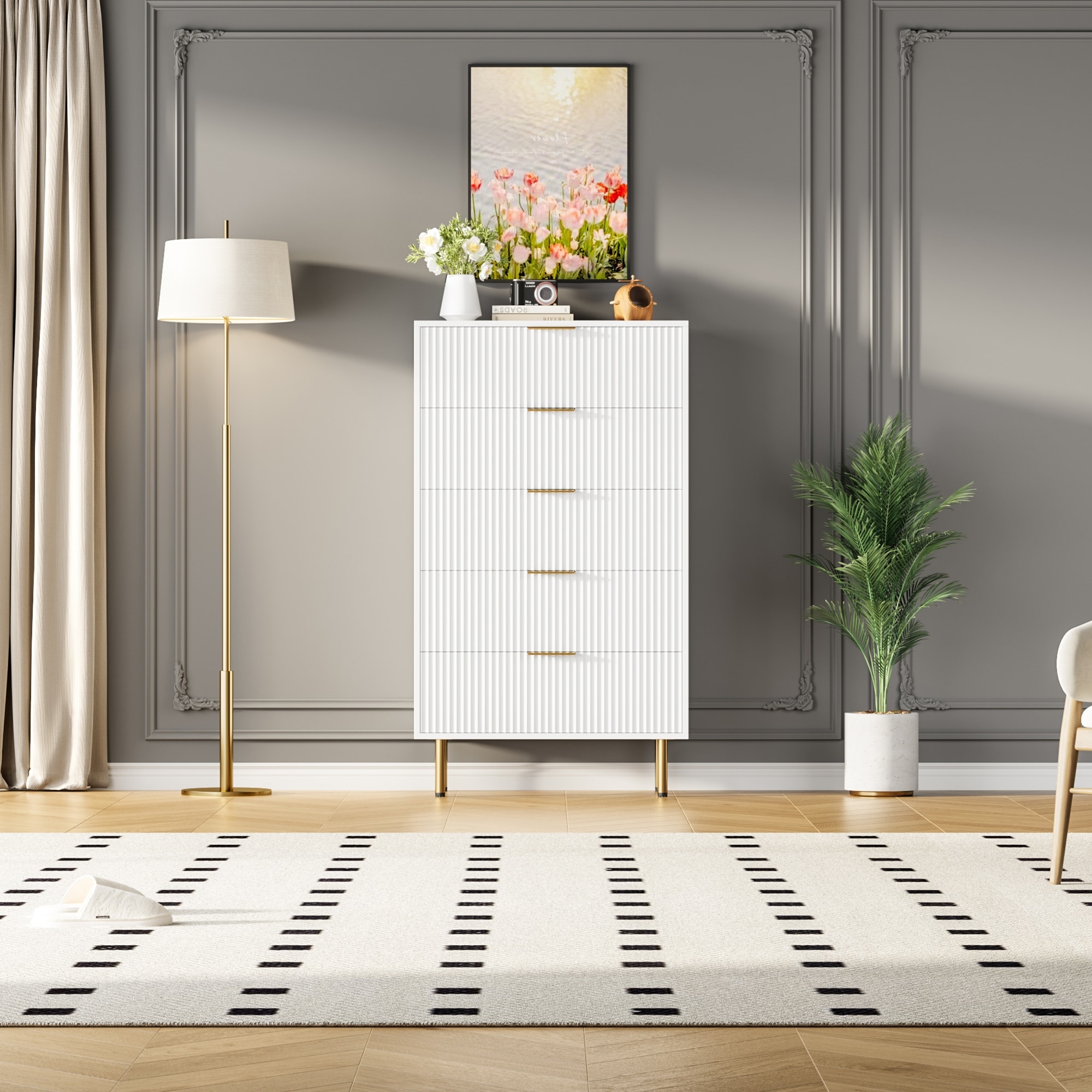 5 Dresser Chest of Drawers,Drawer Dresser for Bedroom