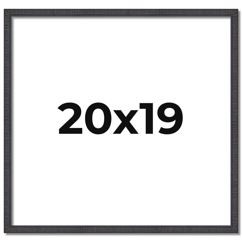 20x19 Frame Brown Solid Wood Picture Frame - Complete Modern Photo
