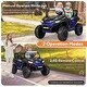 preview thumbnail 8 of 27, 12V 2-Seater Kids Ride on UTV with Slow Start Function Music - 46.5” x 29” x 28”(L x W x H)