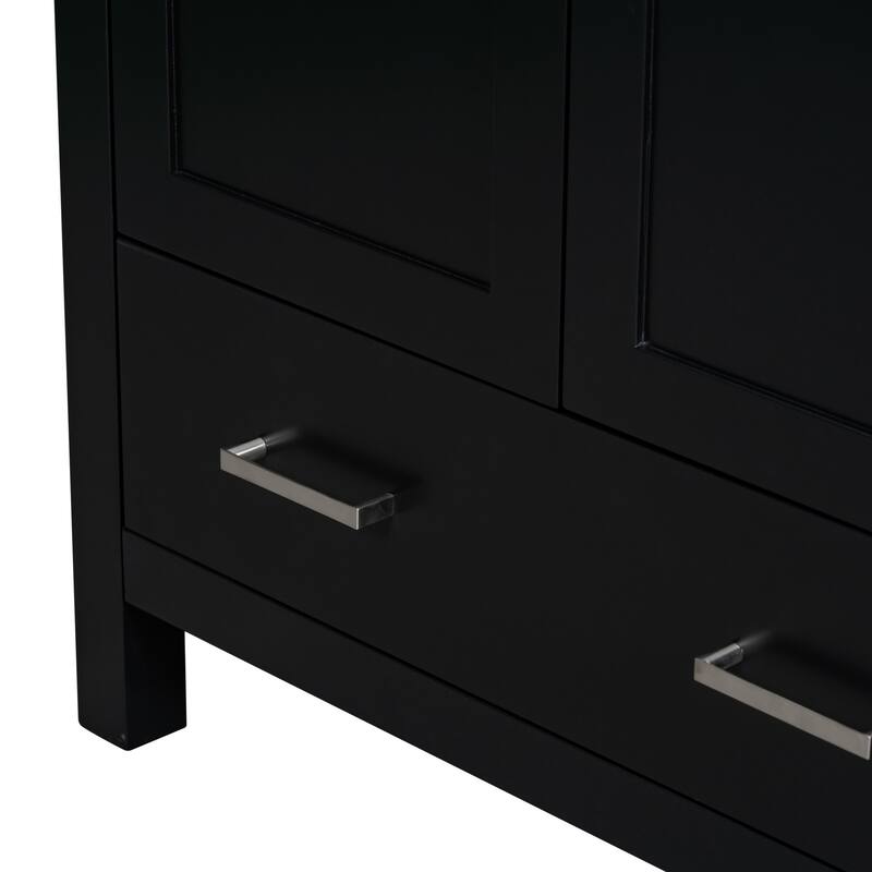 30 inch MDF Freestanding Bathroom Vanity without Top with Soft-Close Drawer
