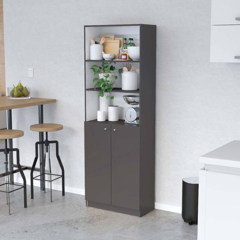 Slim 5-Shelf Bookcase with Narrow Profile and Spacious Open Shelves for Modern Storage and Décor - 24.72