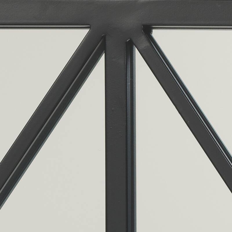 Alden Décor Hunter Iron Rectangle Mirror