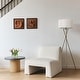 preview thumbnail 8 of 11, Brightech Jaxon 60 in. Antique Brass Tripod Super Bright LED Midcentury Modern Floor Lamp with White Fabric Drum Shade