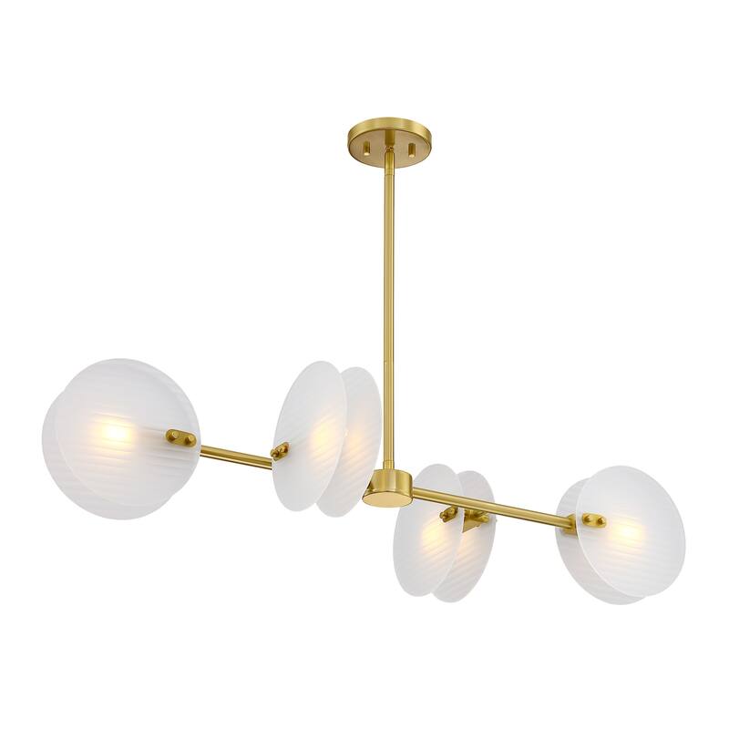 Designers Fountain D311C-IS Sky Fall 4 Light 40" Wide Linear Pendant