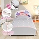 preview thumbnail 4 of 9, Costway Kids Upholstered Platform Bed Children Twin Size Wooden Bed