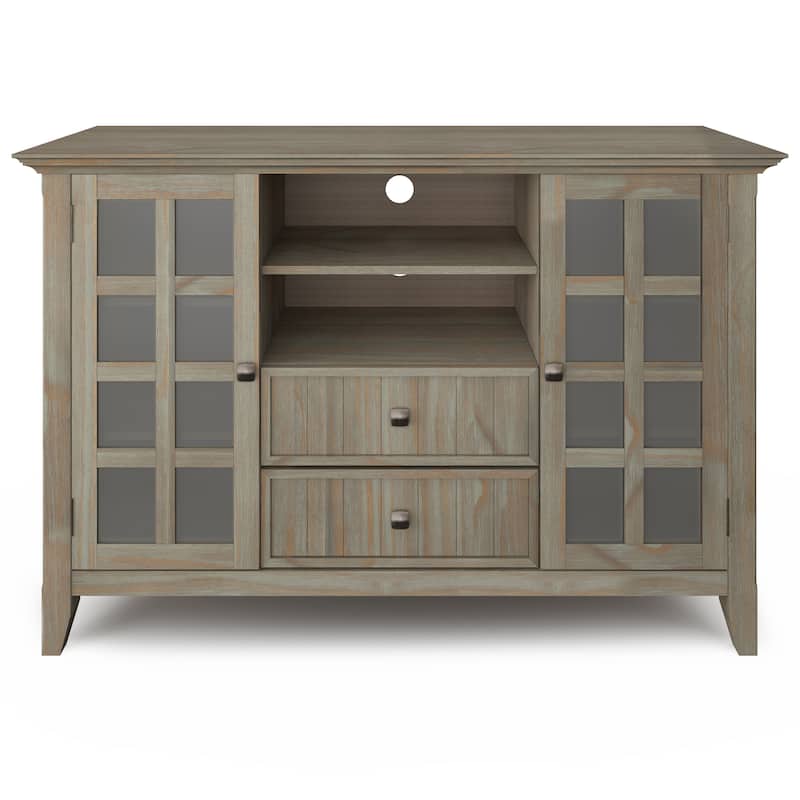 WYNDENHALL Normandy SOLID WOOD 53 inch Wide TV Media Stand For TVs up to 60 inches