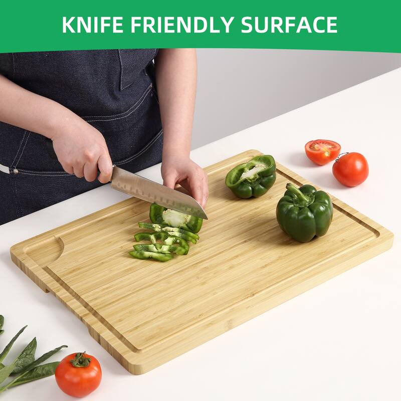 30-in L X 20-in W Large Wood Cutting Board