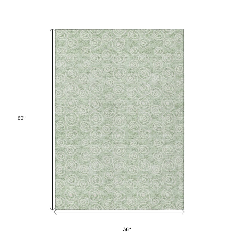 HomeRoots Geometric Transitional Rectangle Outdoor Rug