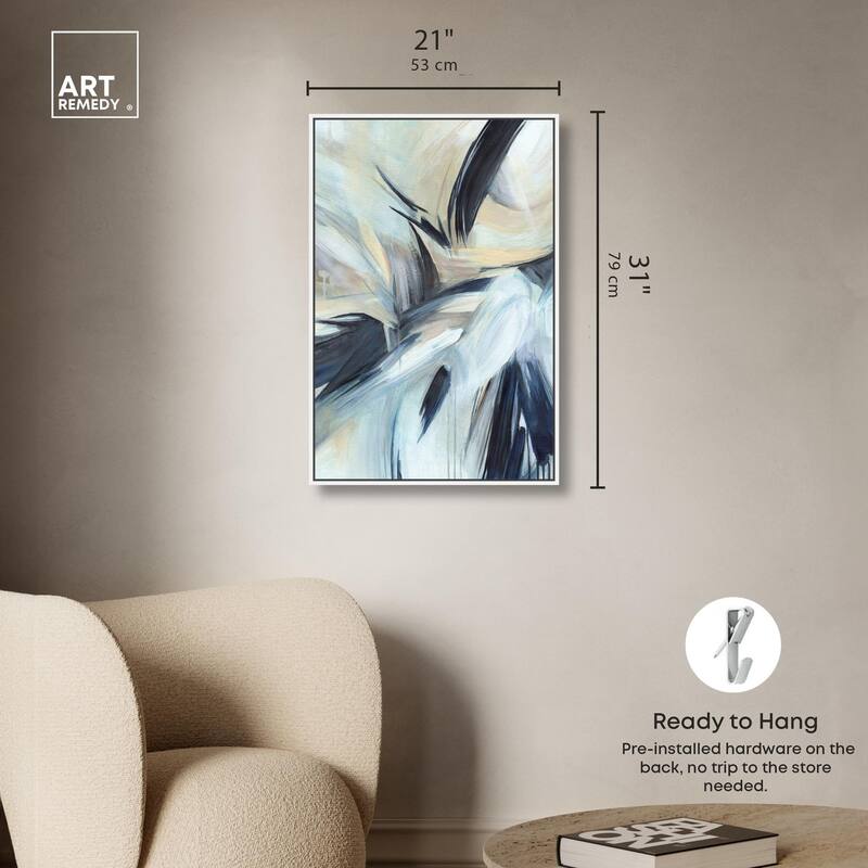 Layered Shadows Canvas by Art Remedy