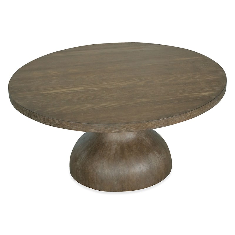 Magnussen Home Bosley Lt. Brown Porpoise Round Cocktail Table - 38''W x 38''D x 18''H