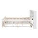 preview thumbnail 8 of 14, Full Size Platform Bed with Multi-functional Headboard, USB Ports, Twin Trundle, and 3 Storage Drawers