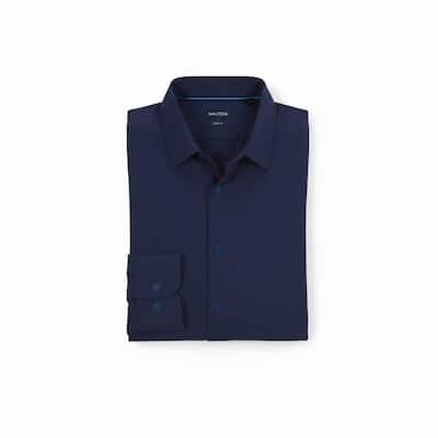 Nautica Men's Wrinkle-Resistant Performance Dress Shirt - Slim Fit
