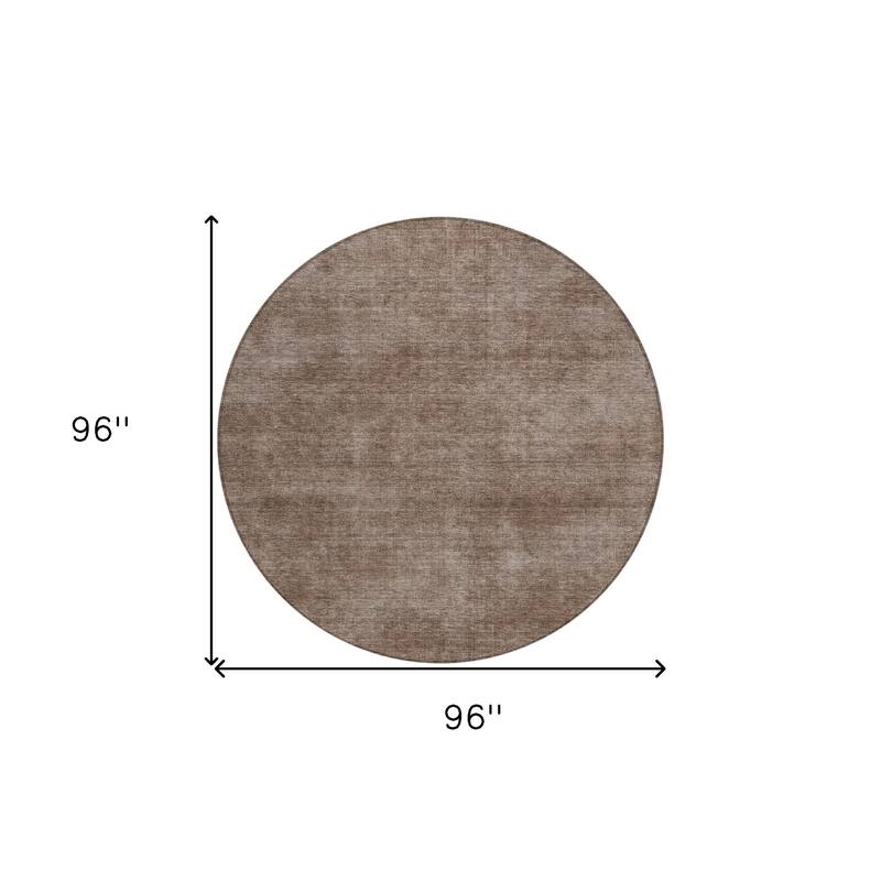 HomeRoots Solid Color Transitional Rectangle Outdoor Rug