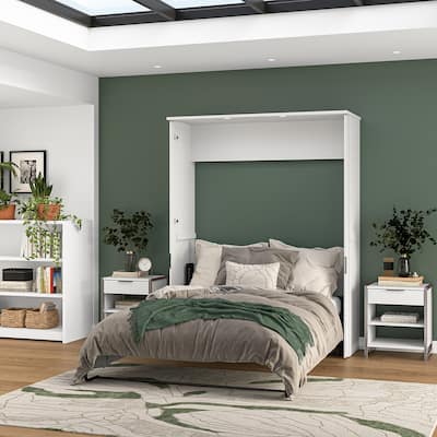 Bestar Lumina 68W Queen Murphy Bed for Multipurpose Space