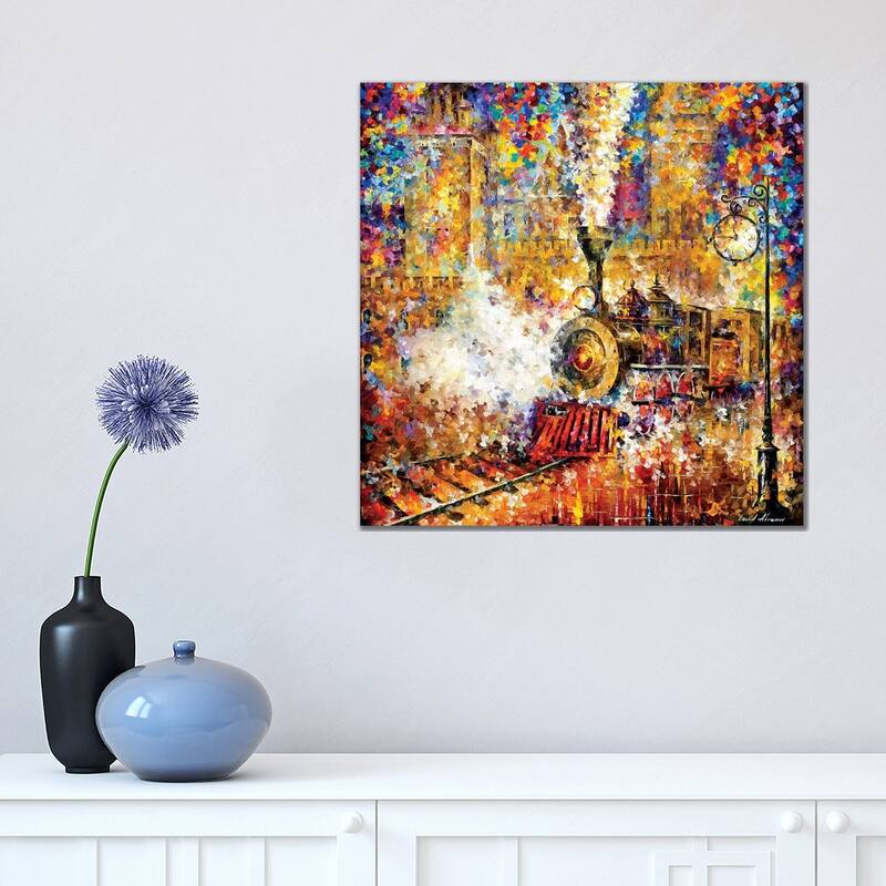 iCanvas "Last Train" by Leonid Afremov Canvas Print - 18x18x1.5