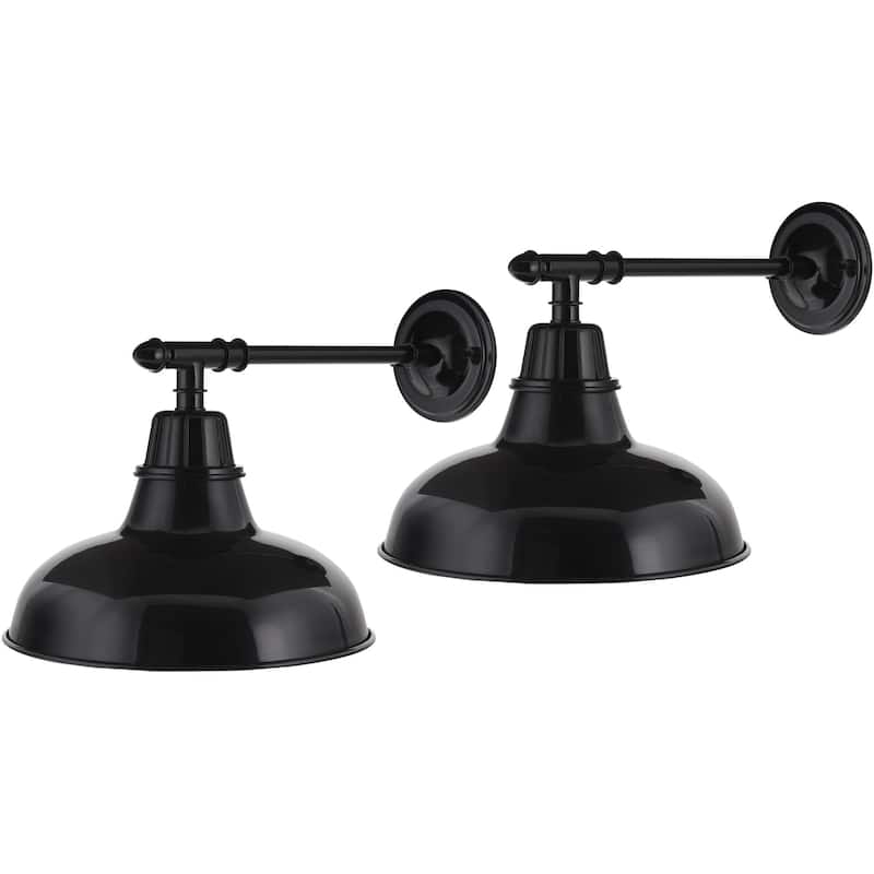 Livabliss Campo Rustic Wall Sconce Set of 2 - 11"L x 18"W x 11"H