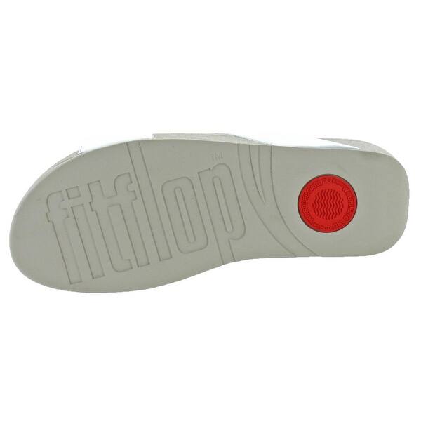 Shop Fitflop Swoop Women S Slide Sandals Shoes Overstock 26030168