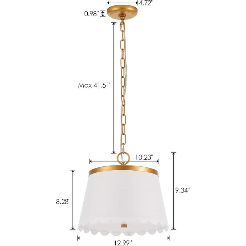 3-light pendant light white chandelier light brass hallway light