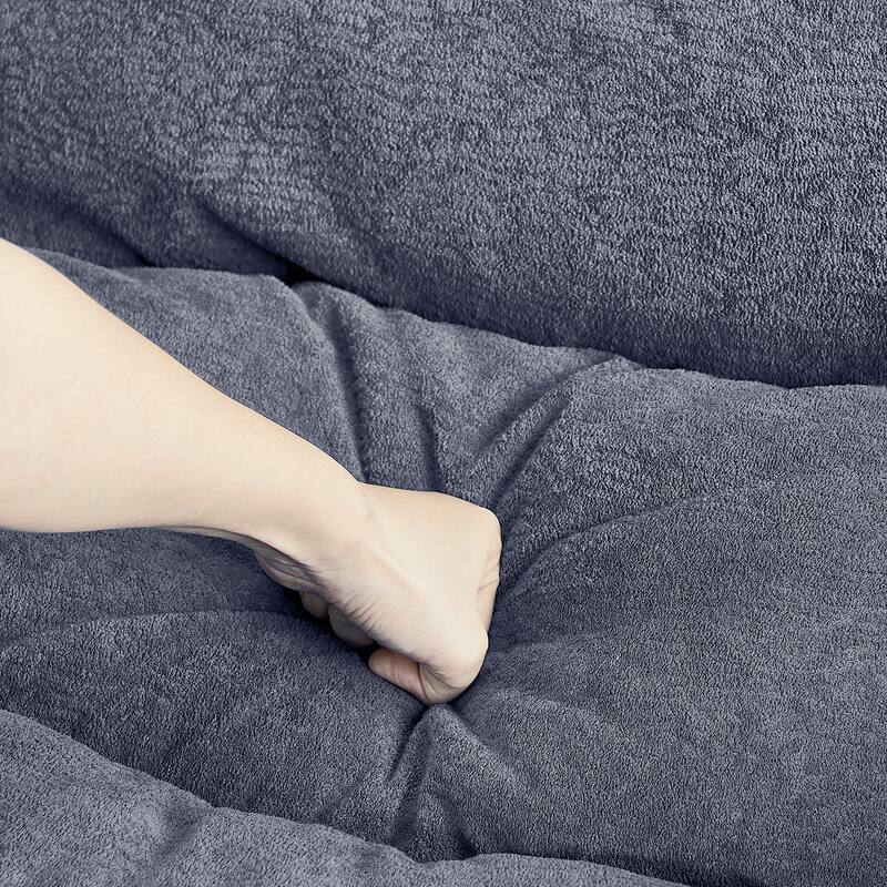 Anmytek 3-in-1 Multifunctional Convertible Sleeper Chair - Adjustable Pullout Sofa Bed with Modern Velvet Fabric