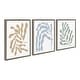 preview thumbnail 9 of 8, Kate and Laurel Sylvie Matisse Inspire Canvas by Creative Bunch Studio 3 Piece 18x24 - Plastic - Grey