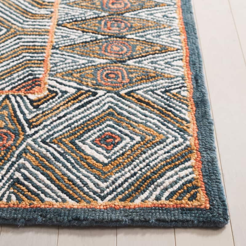 SAFAVIEH Handmade Micro-Loop Hiltrud Modern Wool Rug