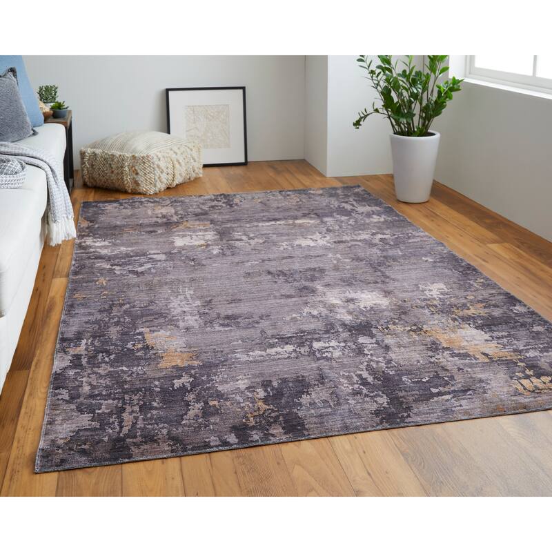 Janwood Power Loomed Contemporary Area Rug