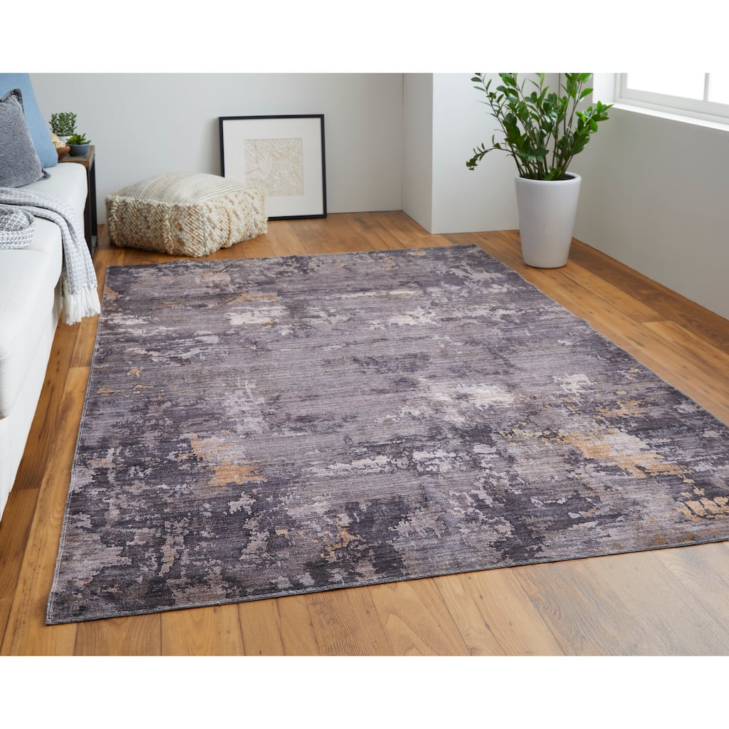 Janwood Power Loomed Contemporary Area Rug