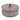 Round Faux Ostrich Skin Decorative Box, Large - 5H x 8W x 8D