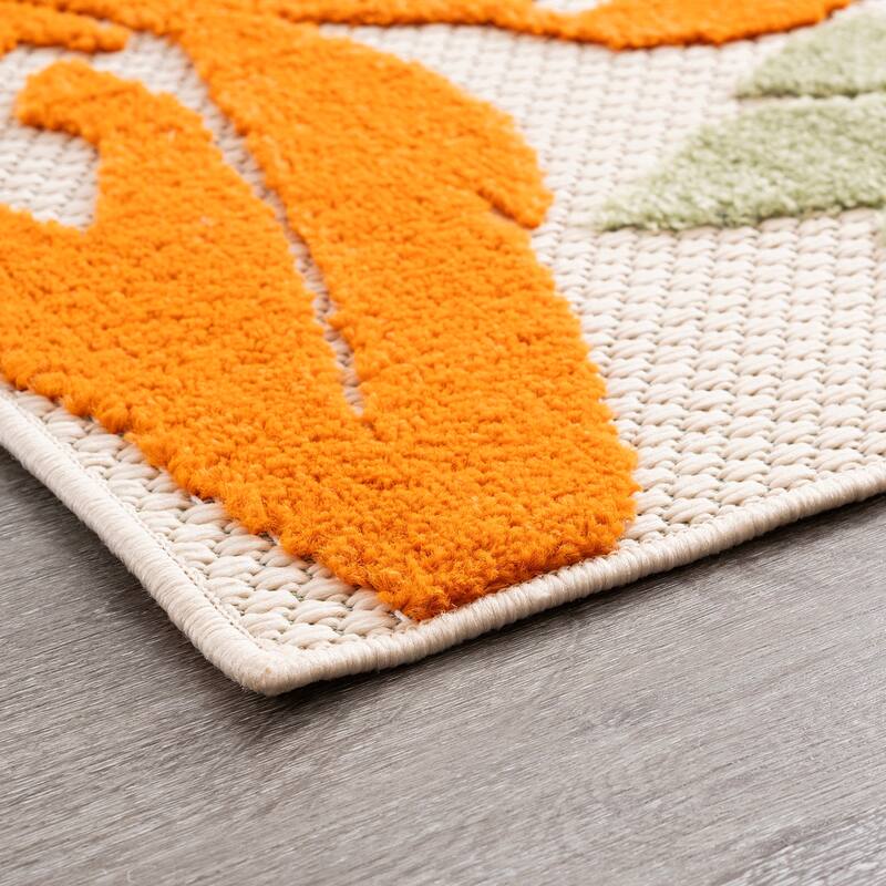 Origin Coastal Floral Indoor/Outdoor Area Rug