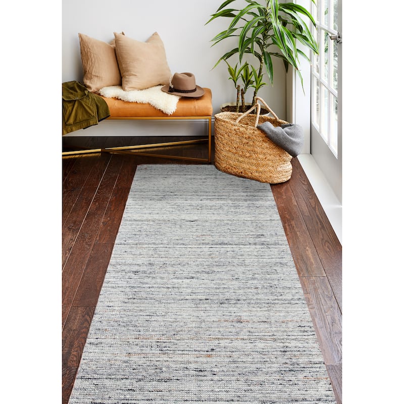 Bashian Nadir Silver Contemporary Area Rug