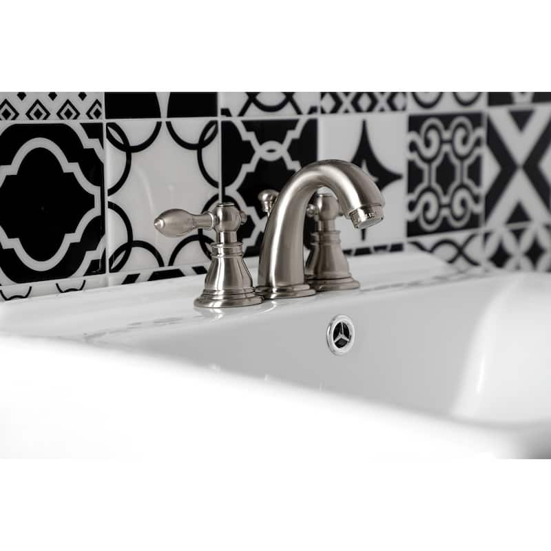 Kingston Brass American Classic Deck Mount Widespread Bathroom Faucet