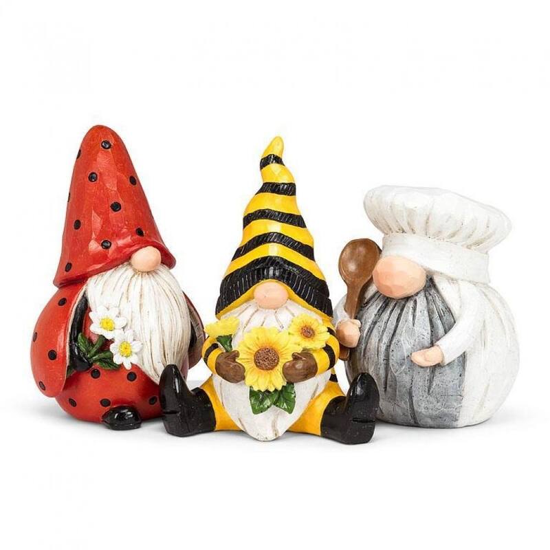 Round Chef Gnome Figurine - White