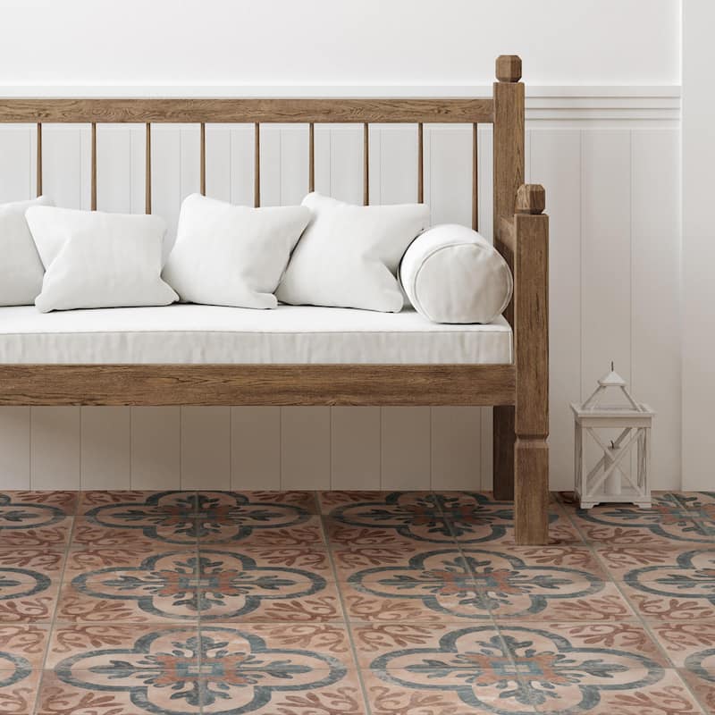 Merola Tile Americana Newton 8-3/4" x 8-3/4" Porcelain Floor and Wall Tile