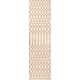 preview thumbnail 72 of 179, JONATHAN Y Trebol Moroccan Geometric Textured Weave Indoor/Outdoor Area Rug 2 X 10 - Cream/Orange