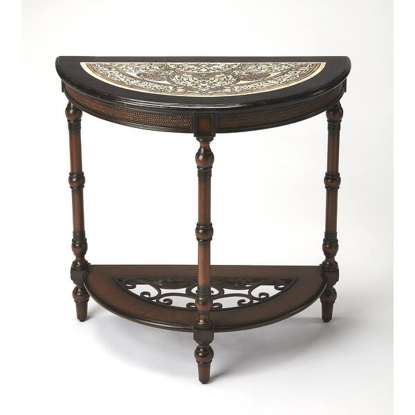 Handmade Metalworks Demilune Console Table (Philippines) Bed Bath