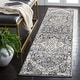 preview thumbnail 13 of 115, SAFAVIEH Brentwood Vessie Traditional Oriental Rug 2' x 8' Runner - Grey/Black