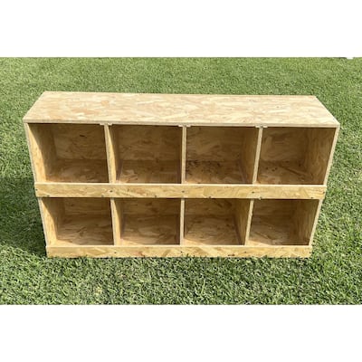 Zylina Best Rest 8 Bay Nesting Box - N/A - 46x13x25