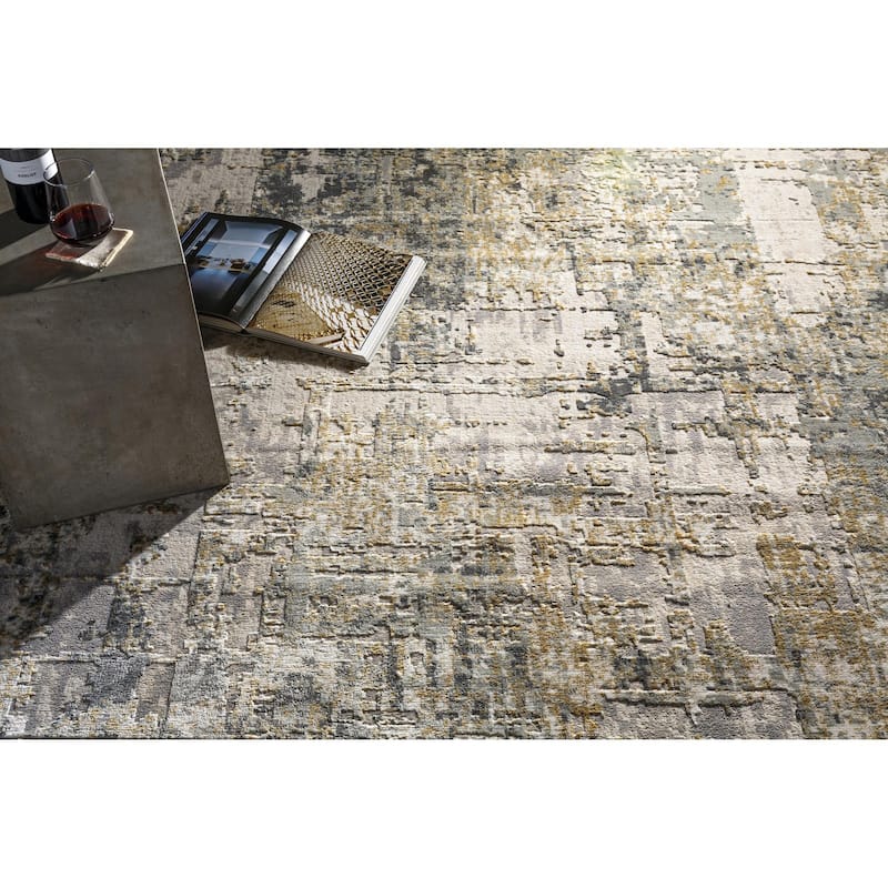 Livabliss Quatro Mid-Century Abstract Area Rug