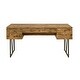 preview thumbnail 3 of 19, Analiese Industrial Antique Writing Desk