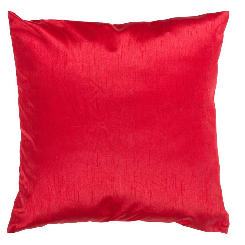 Artistic Weavers Decorative Chic 18-inch Square Solid Throw Pillow Cover with Poly Insert