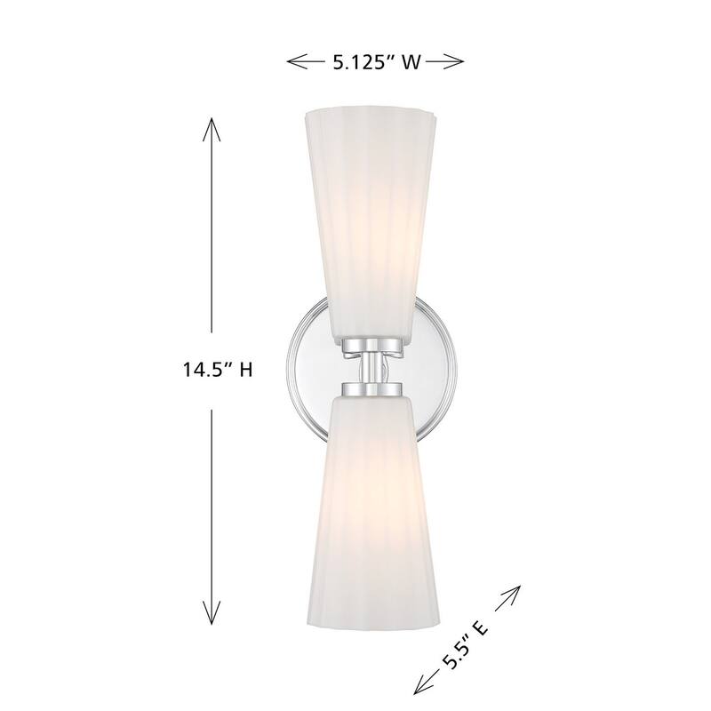 2-Light Wall Sconce By Trade Winds