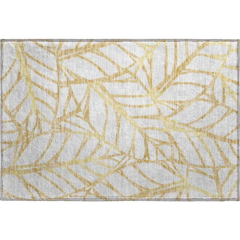 Premium Washable Super Soft Modern Palm Mayfield Rug