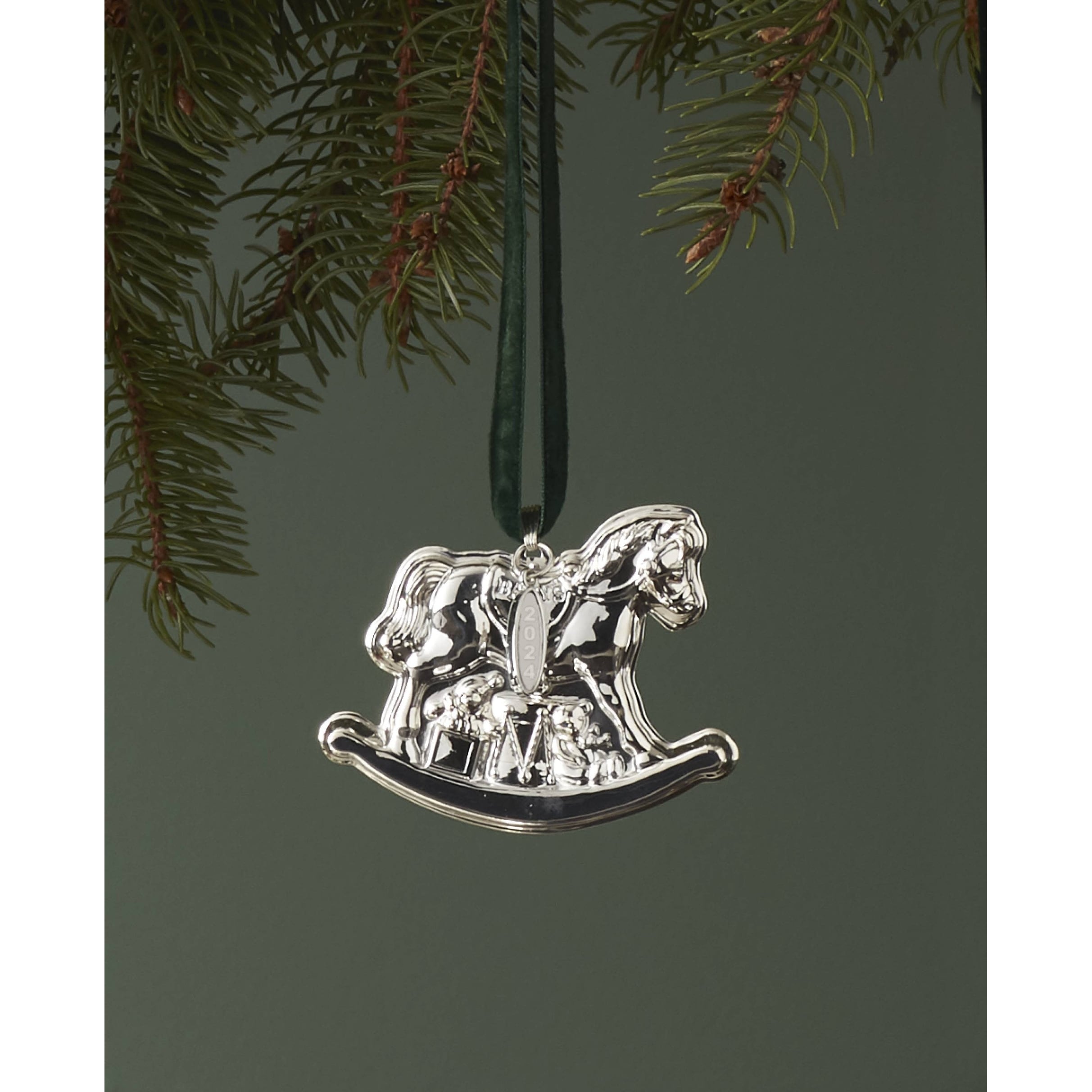 Reed And Barton 2024 Baby's 1st Rocking Horse Ornament Bed Bath