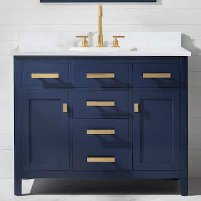 Valentino 42" Single Vanity in Blue