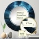 preview thumbnail 3 of 13, Designart "Ethereal Lightning V" Nautical & Beach Modern Wall Mirror