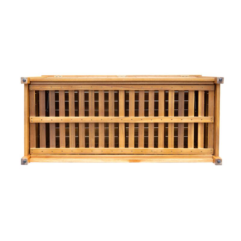 Portside 100Gallons Wood Deck Box