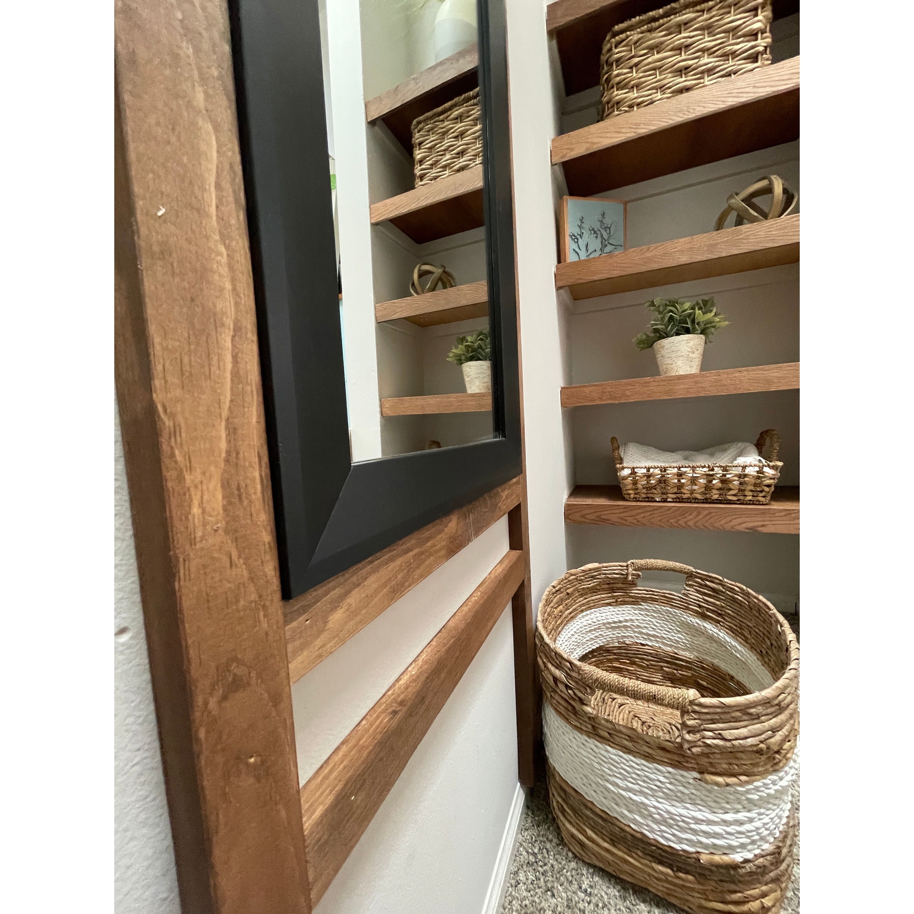 Frame My Mirror Black Framed Wall Mirror, LaRue Design