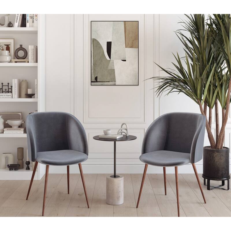Silver Orchid Harding Upholstered Dining Chairs (Set of 2)